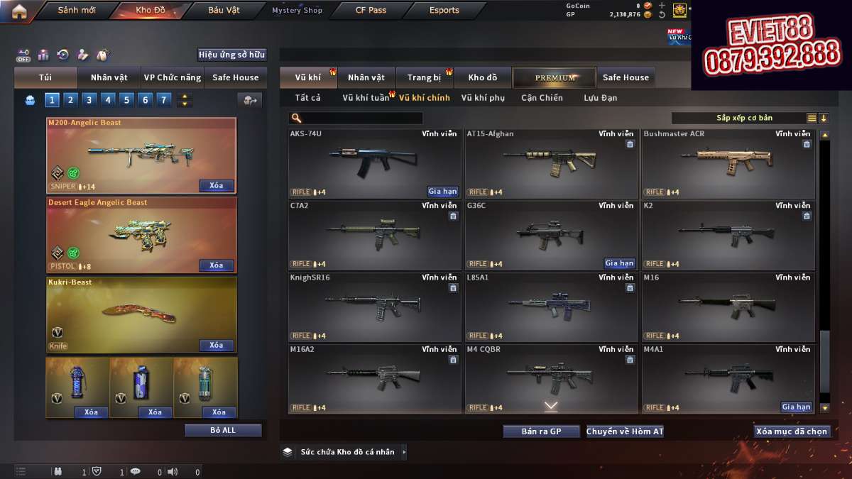 shop acc cf uy tin gia re